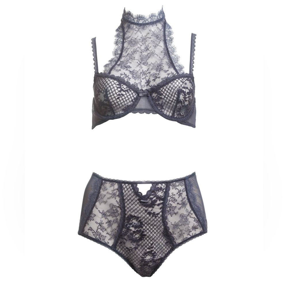 Victoria's Secret Designer Collection Bra & Panty Lace Lingerie Set - Picture 2 of 11